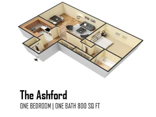 Explore four inviting floor plans: The Athens with 1 bedroom and 1 bath at 650 sq ft, The Addison with 1 bedroom and 1 bath at 650 sq ft, The Ashford with a spacious 1 bedroom and 1 bath at 800 sq ft, and The Brunswick offering 2 bedrooms and 2 baths at 1230 sq ft.