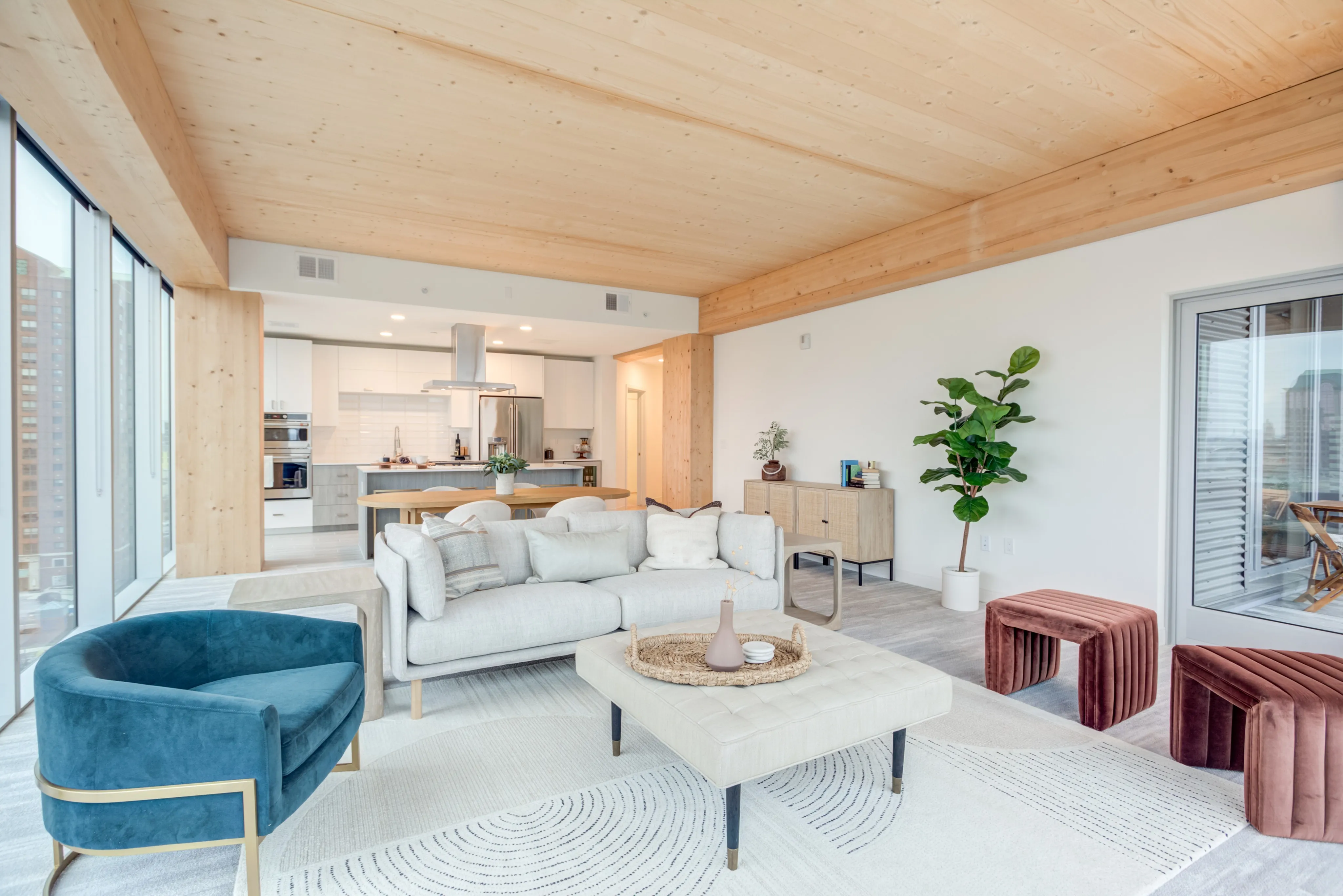 Spruce 3 BD / 2 BA - Living Room