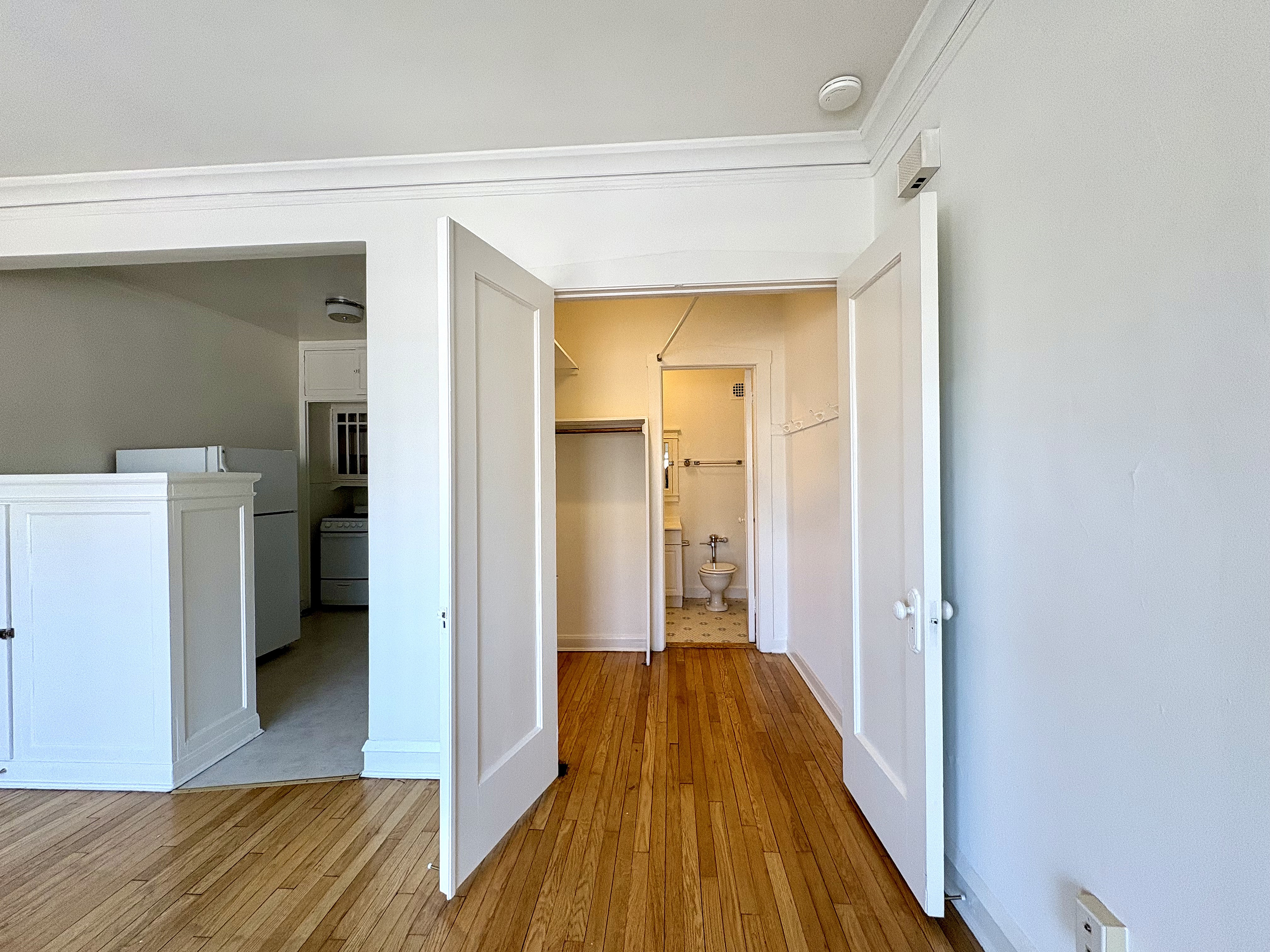 Studio Dress and Bathroom