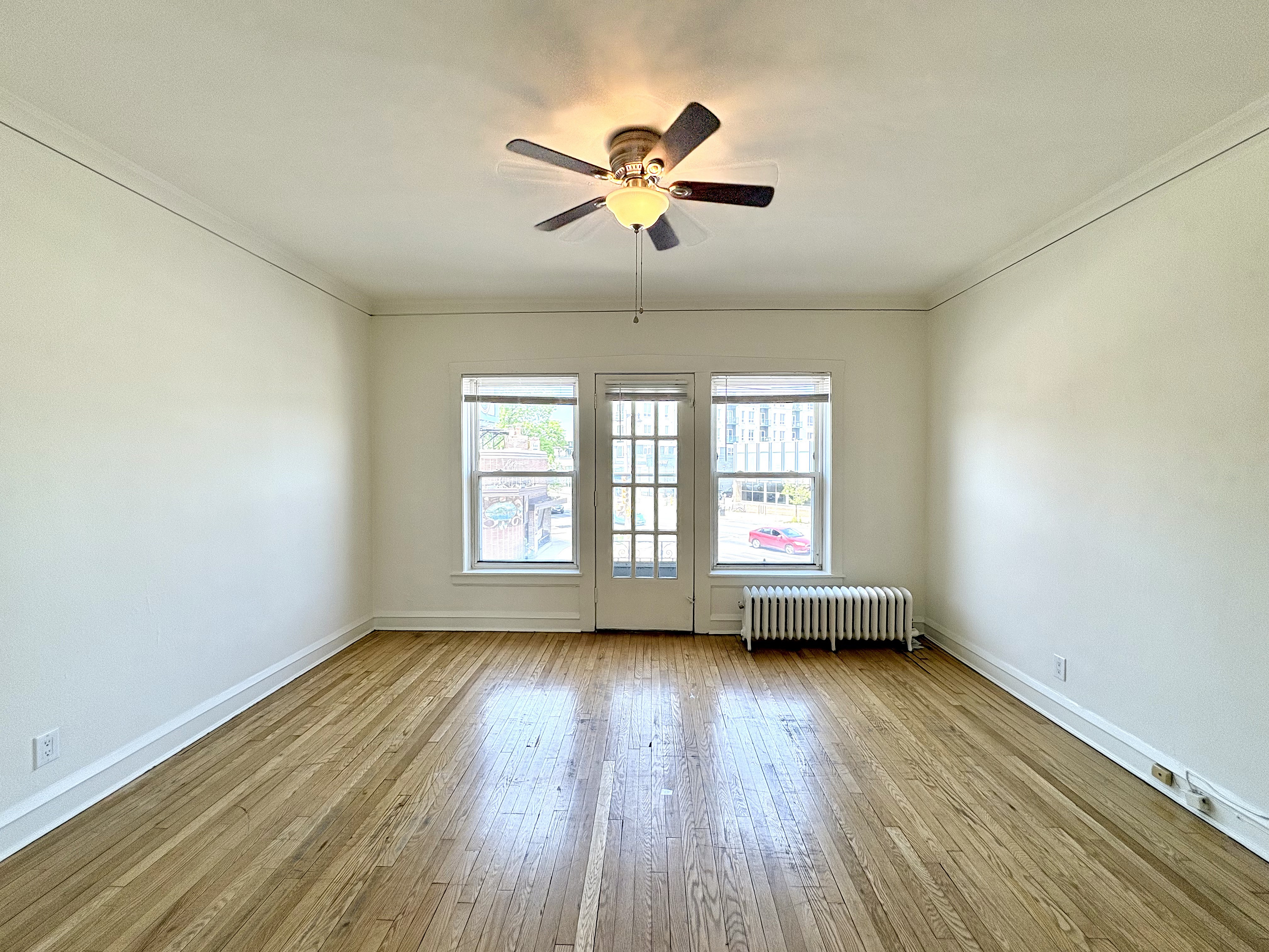 Ivanhoe - Empty Room with Ceiling Fan