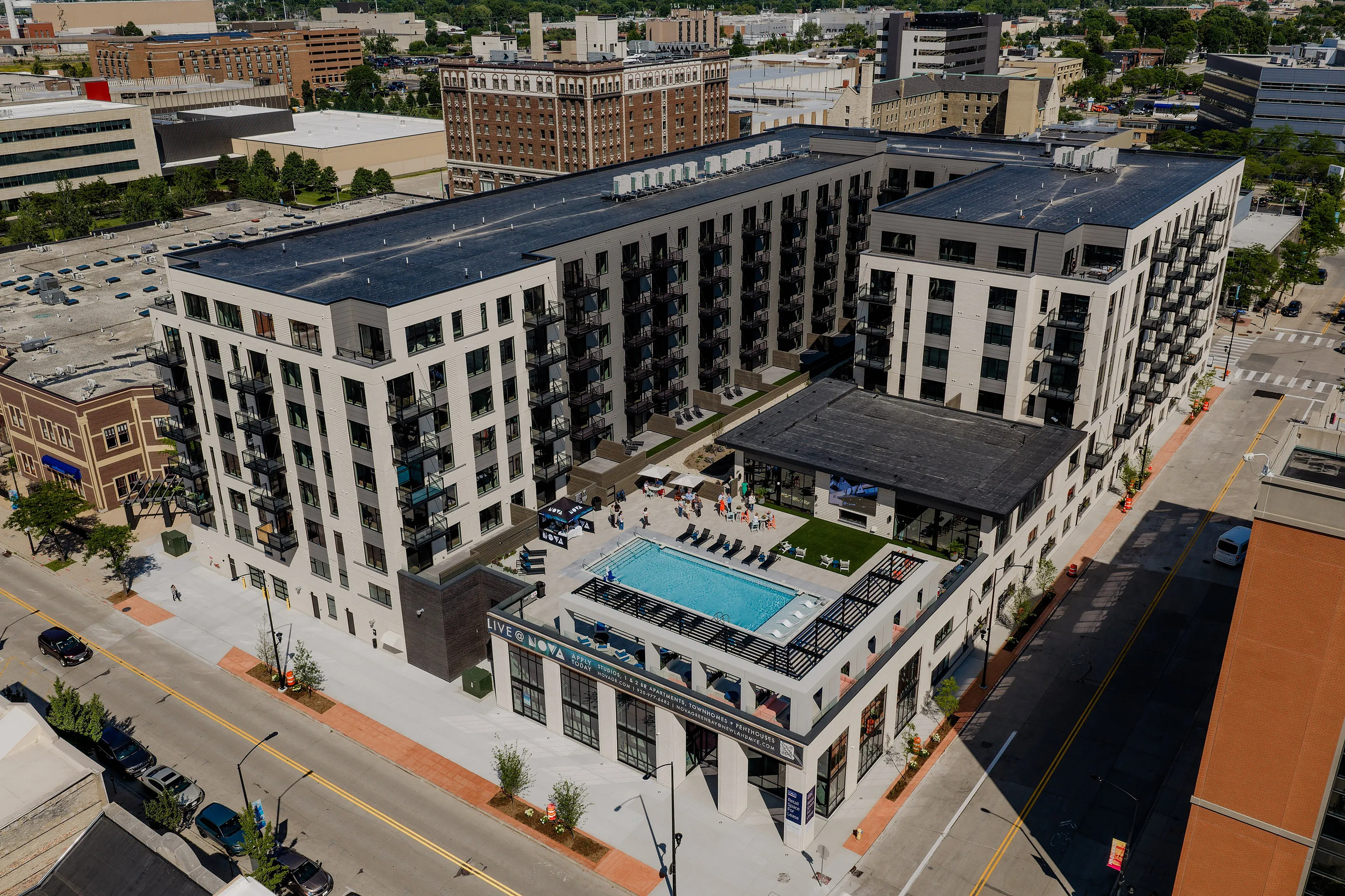 NOVA - Aerial View with Pool