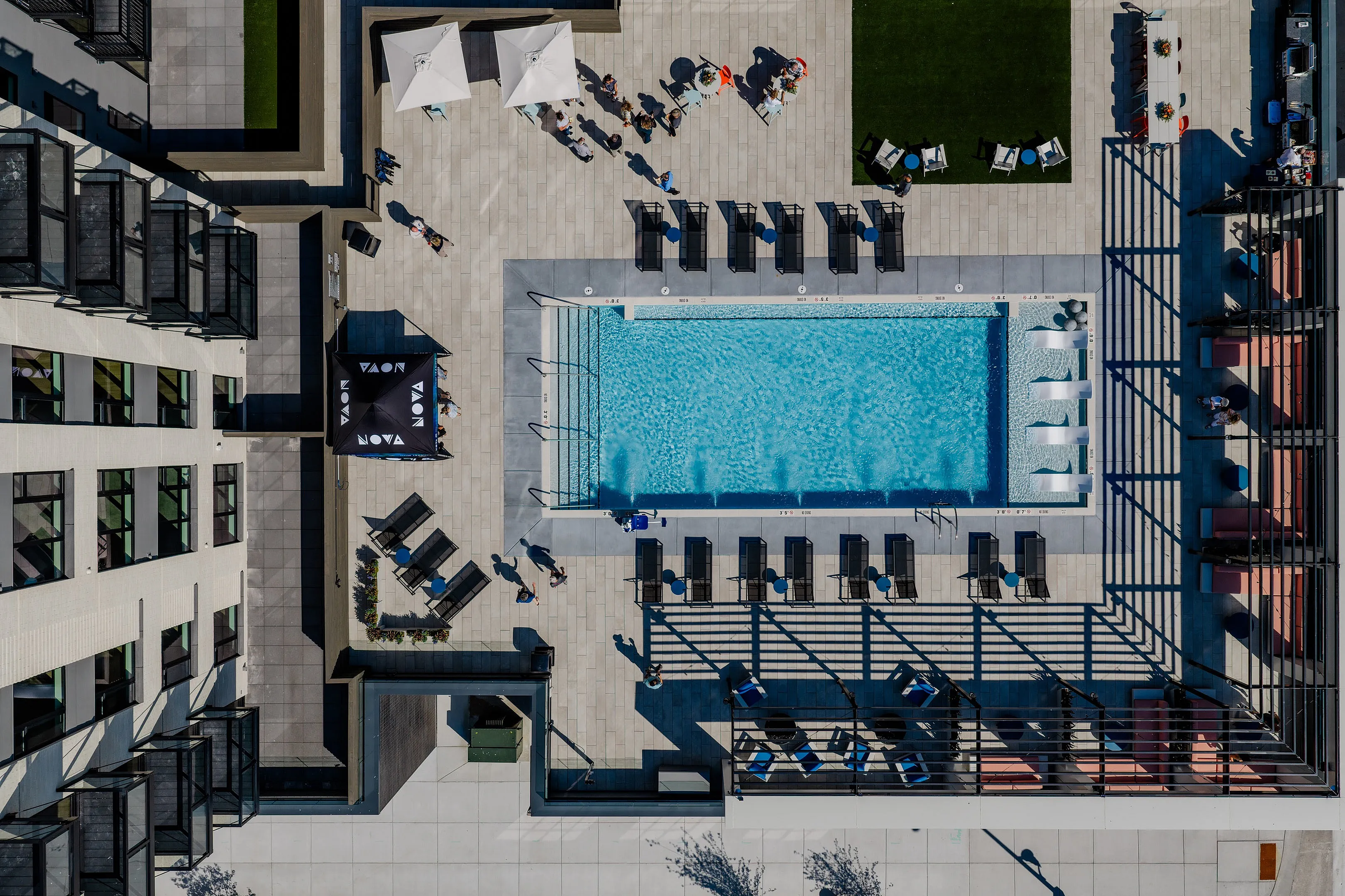 NOVA - Aerial Pool View