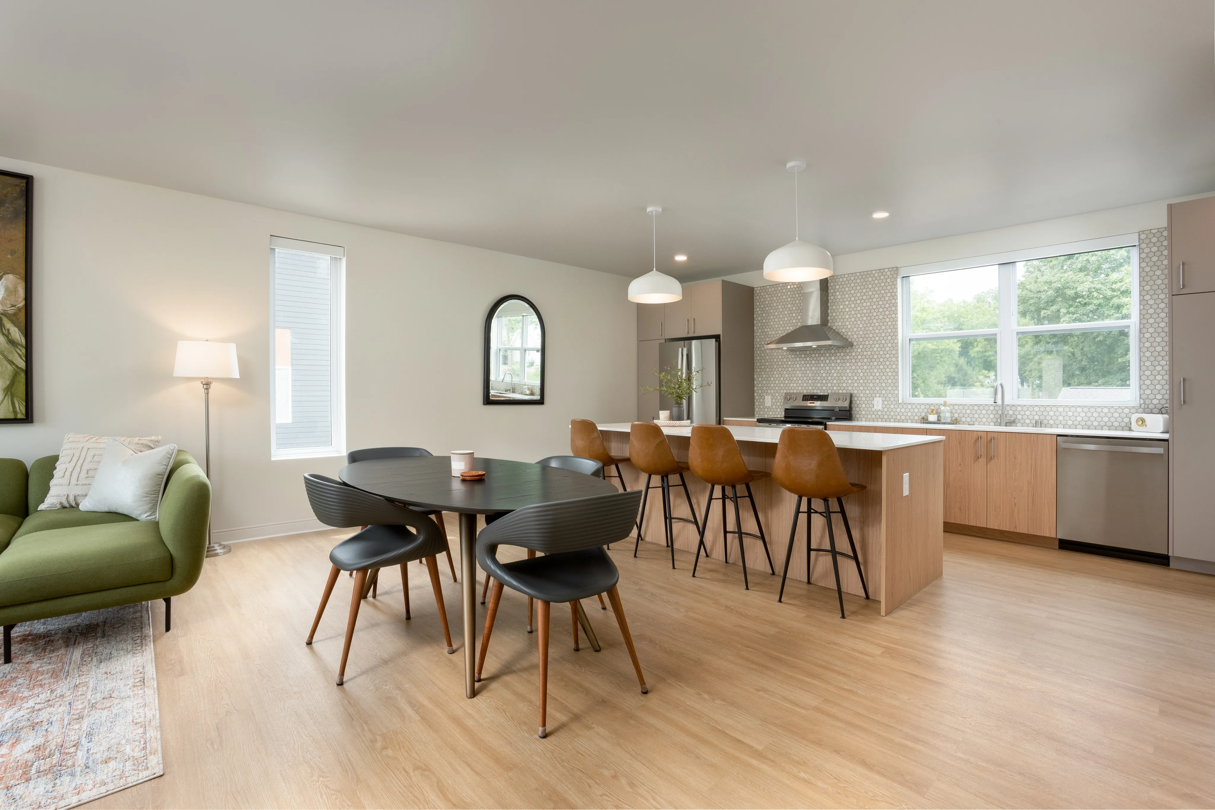 Fern Kitchen + Living Space