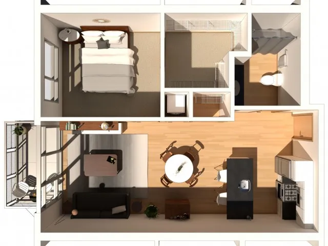Bloom - 1 Bed / 1 Bath - 662 SF