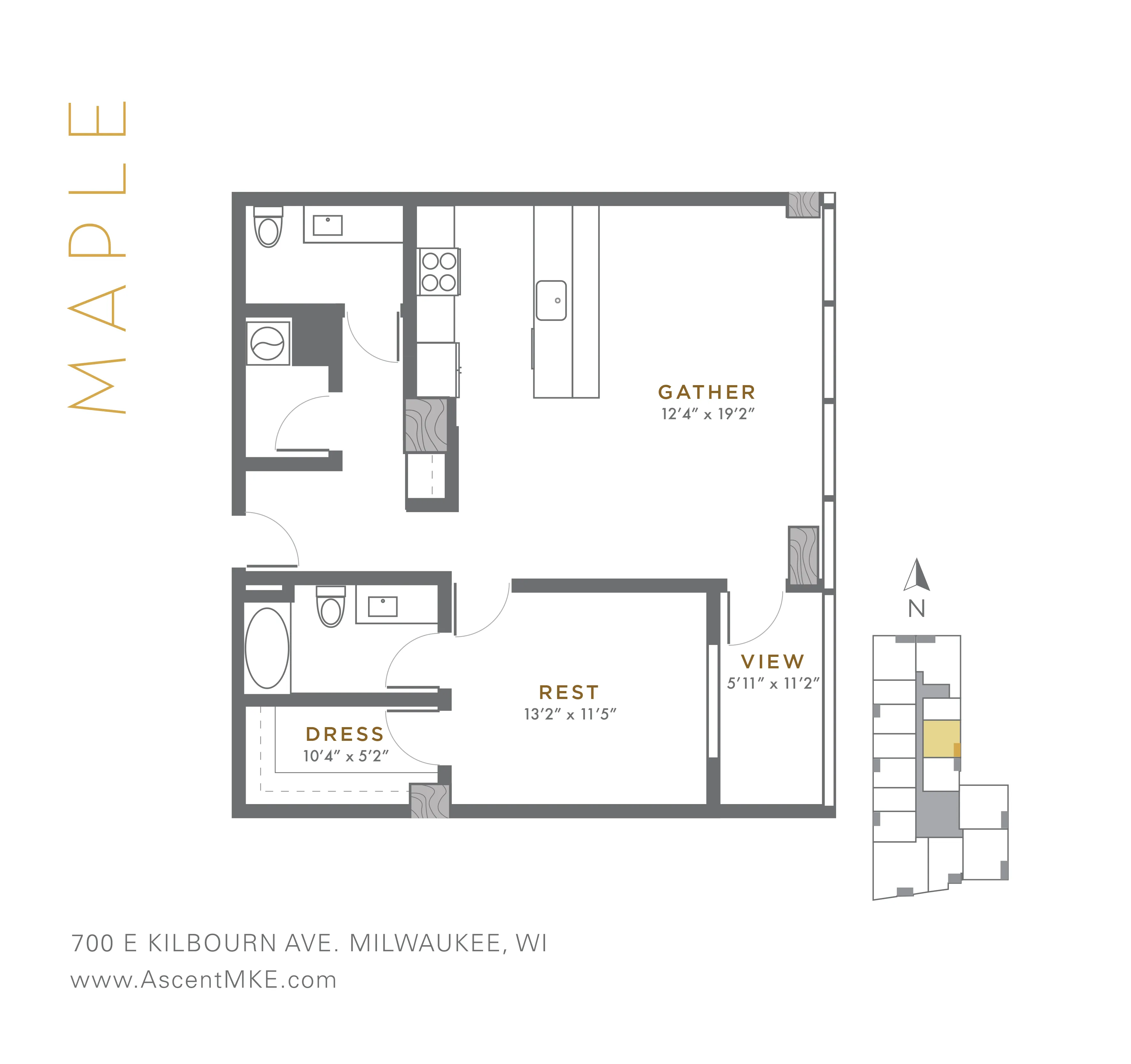 Maple floor plan