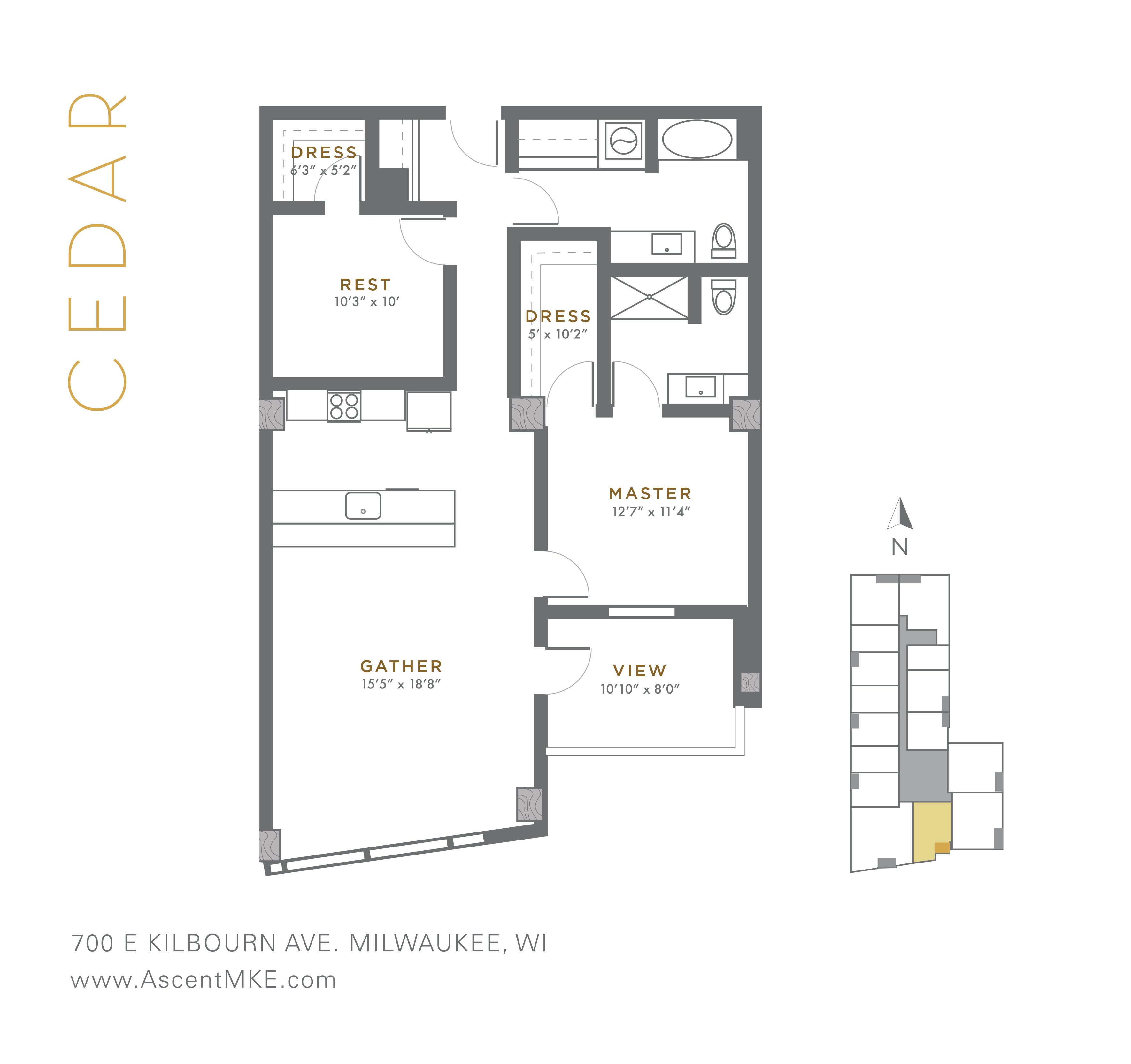 Cedar floor plan