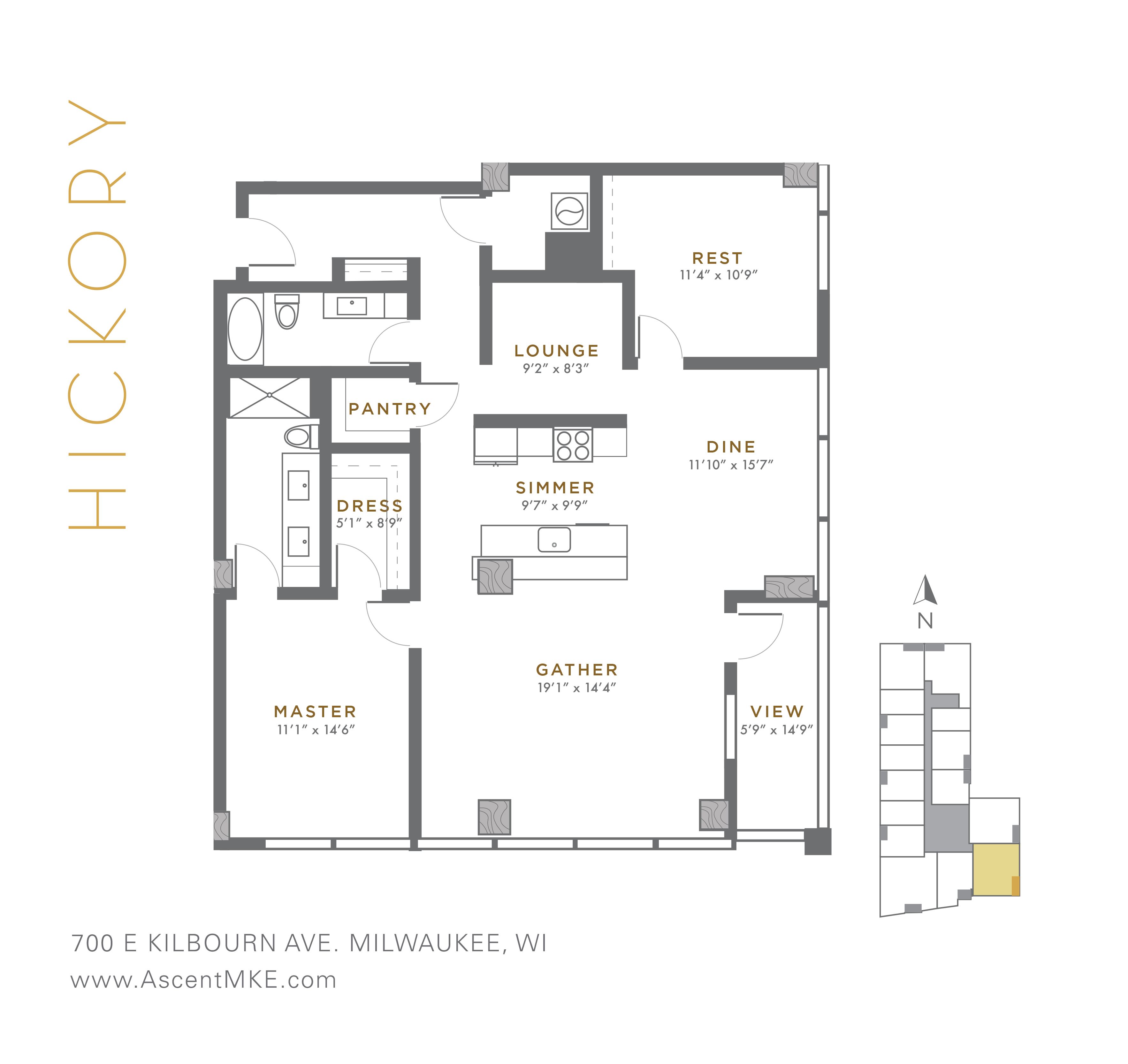 Hickory floor plan