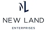 Sleek and modern New Land Enterprises logo featuring stylized initials 'NL' above the company name.