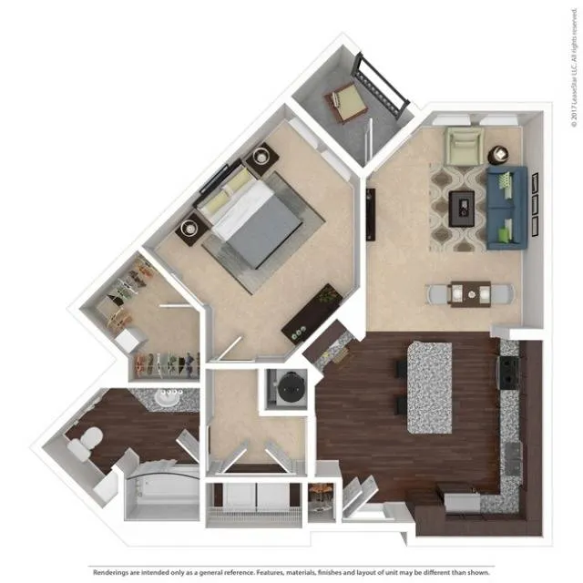 One Master Bedroom One Bathroom