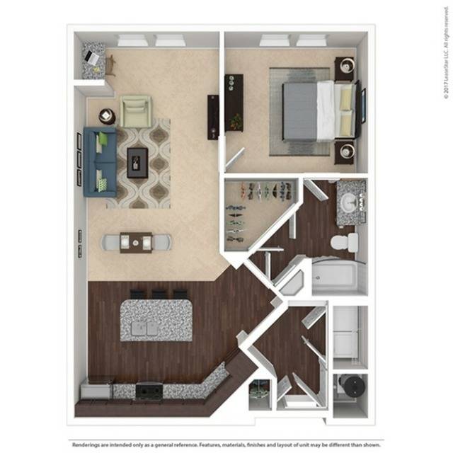 One Master Bedroom One Bathroom