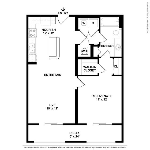 One Master Bedroom One Bathroom