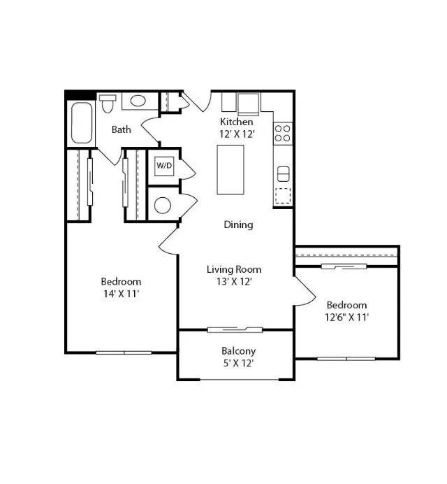 One Master Bedroom One Bathroom
