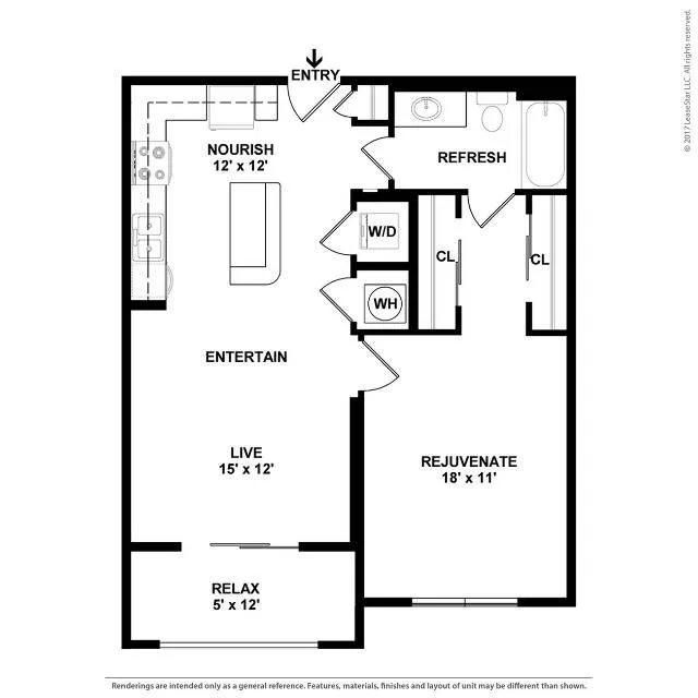 One Master Bedroom One Bathroom