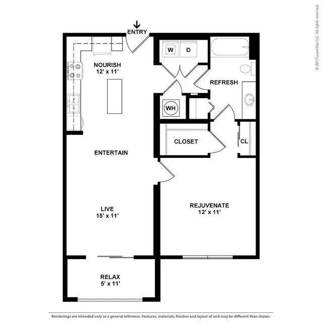 One Master Bedroom One Bathroom