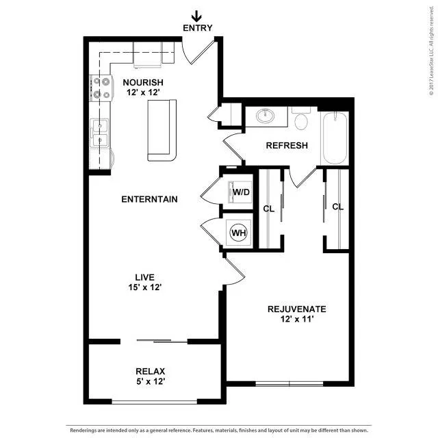One Master Bedroom One Bathroom