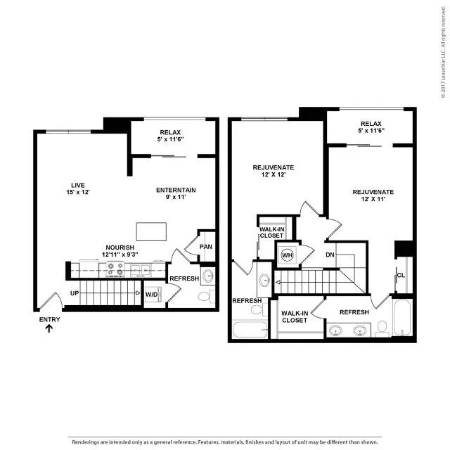 Spacious Three Bedroom and Two Bathroom with Open Concept