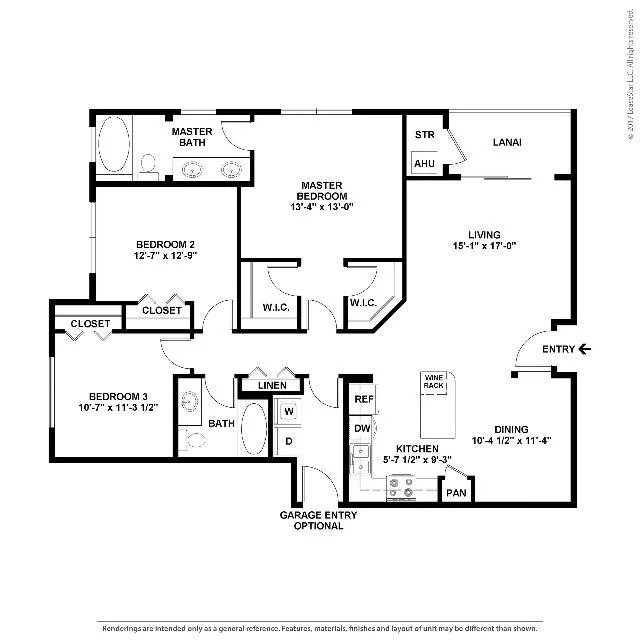 Spacious Three Bedroom and Two Bathroom with Open Concept