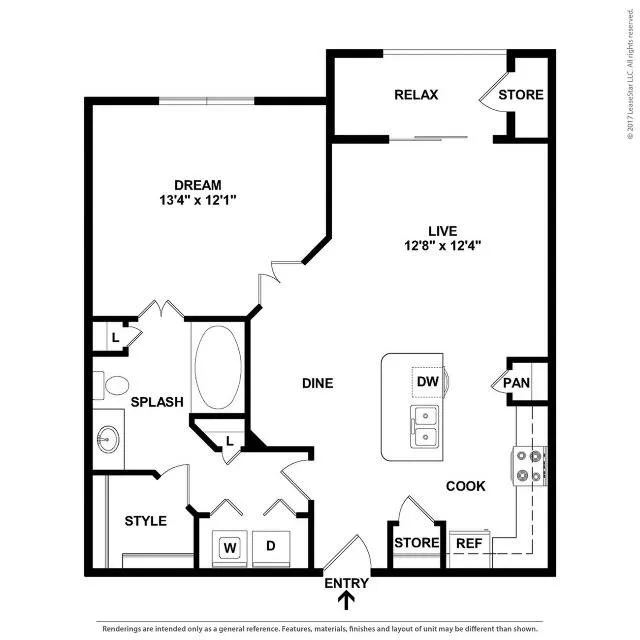 One Master Bedroom One Bathroom