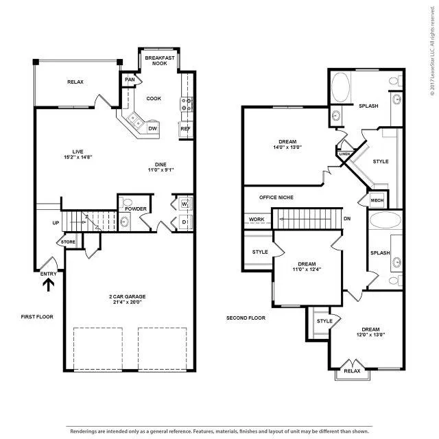 Spacious Three Bedroom and 2.5 Bathroom with Open Concept