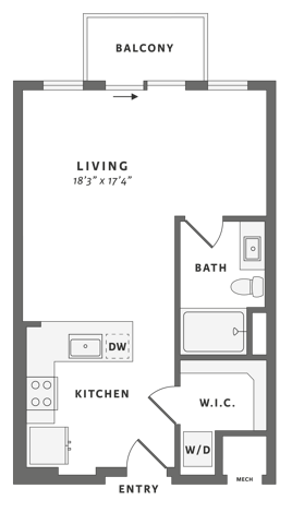 Studio Apartment