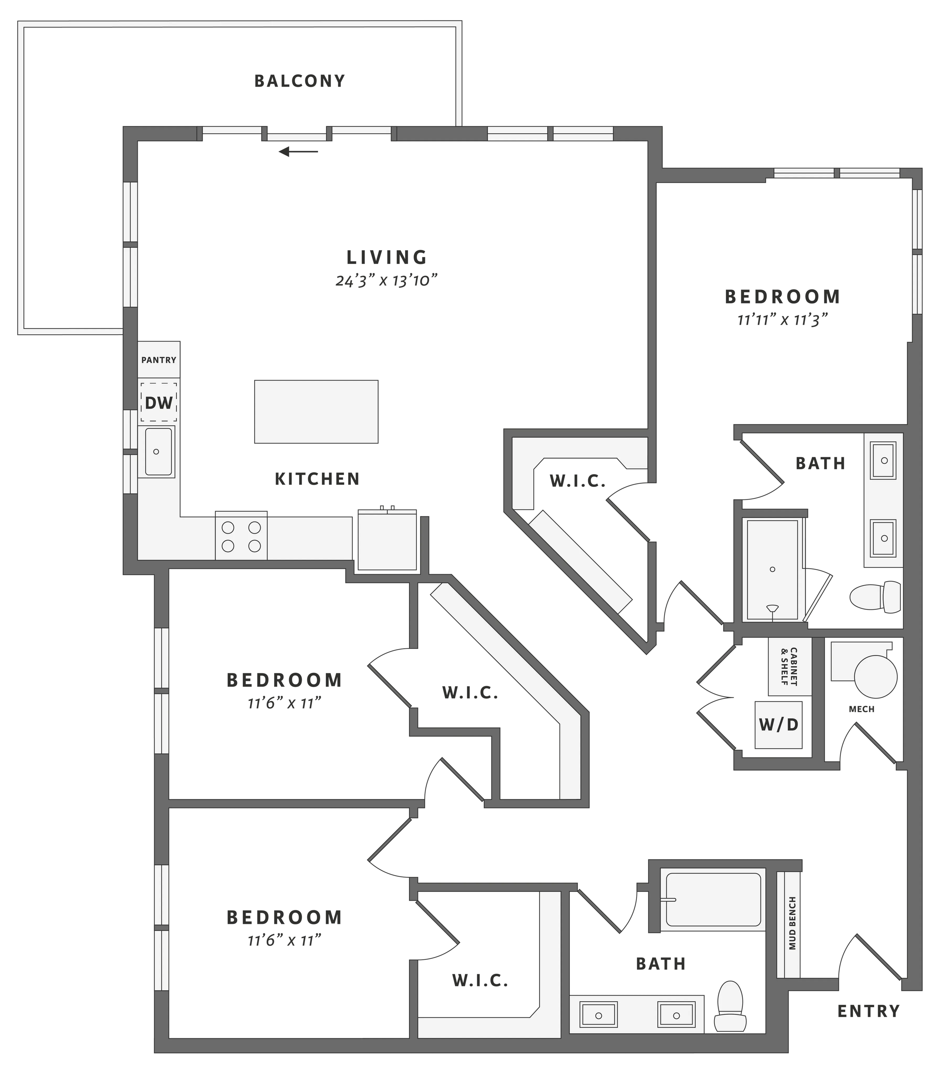 Three Bedroom