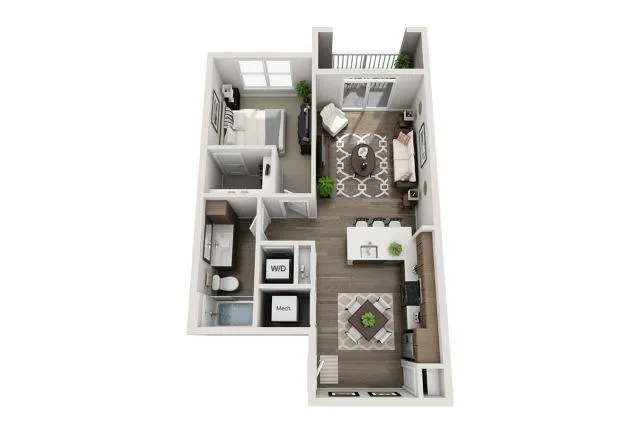 One Master Bedroom One Bathroom