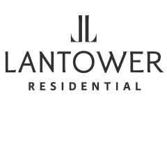 Elegant Lantower Residential logo in stylish black typography.