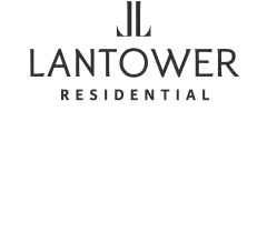 Lantower Residential logo featuring a sleek, modern design with minimalist typography.
