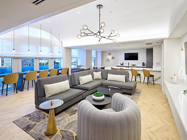 Club Room- Renovated 2025 | Carlyle Place | Luxury Alexandria VA Apartments