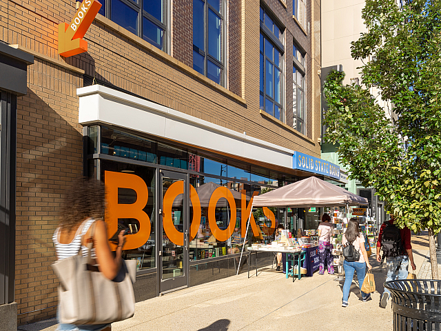 Solid State Books, an independant bookstore and cafe