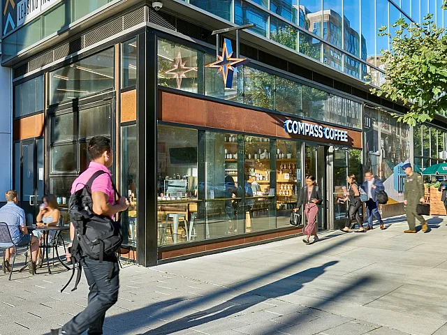 Compass Coffee | Ballston Quarter | Madison at Ballston Station | Luxury Arlington VA Apartments