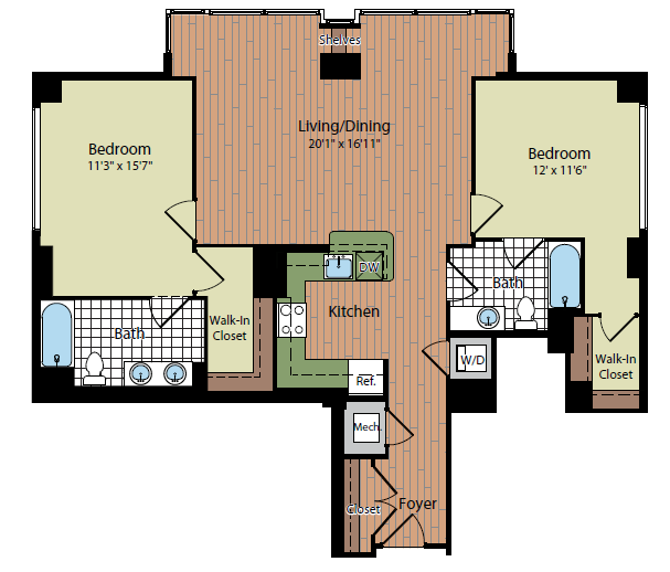 Floor Plan | Parc Meridian at Eisenhower Station 7