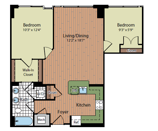 Floor Plan 5 | Parc Meridian at Eisenhower Station 7