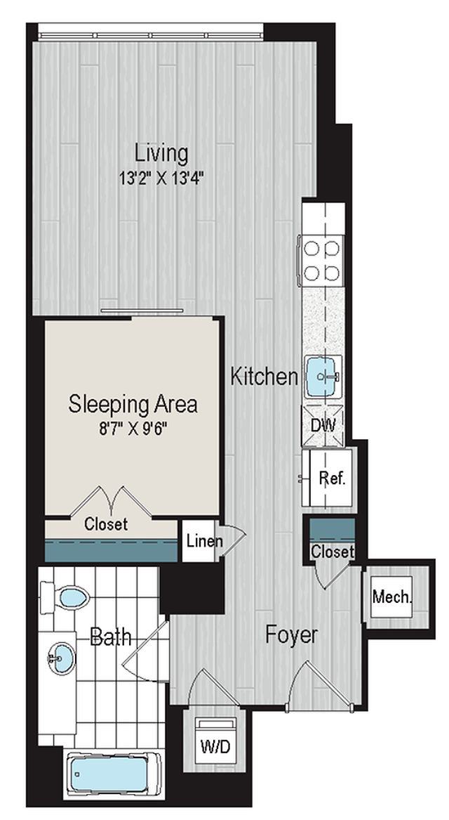 SD1b Type A Floorplan