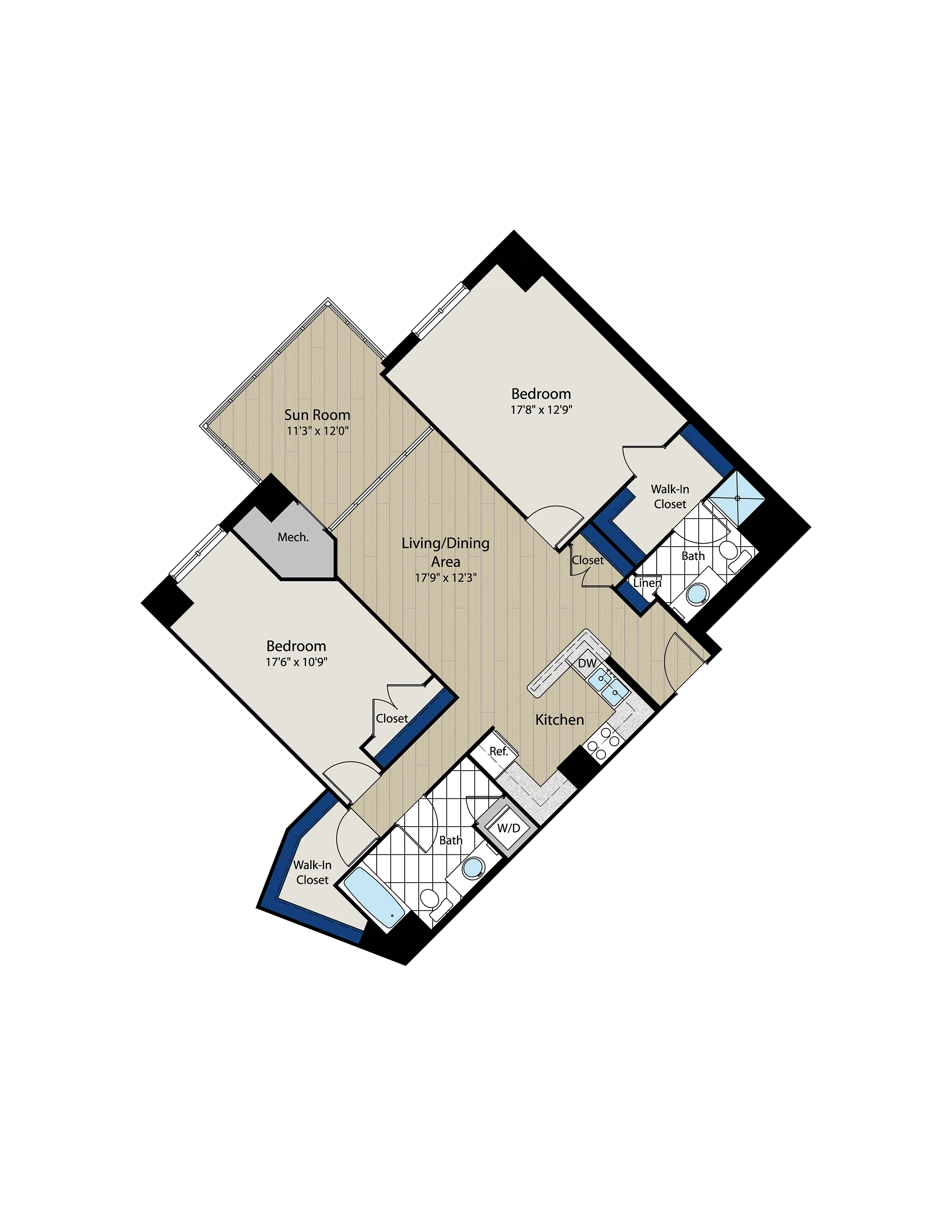 Floor Plan 4 | Meridian at Gallery Place 6