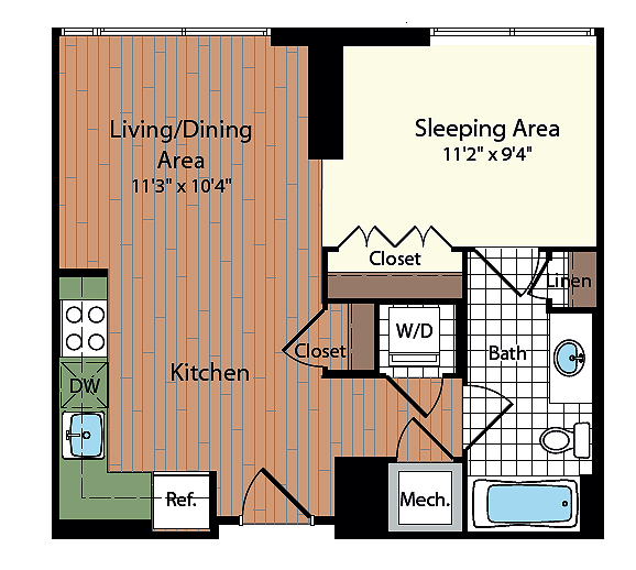 Sherman Studio Meridian at Mt. Vernon Triangle Washington, DC