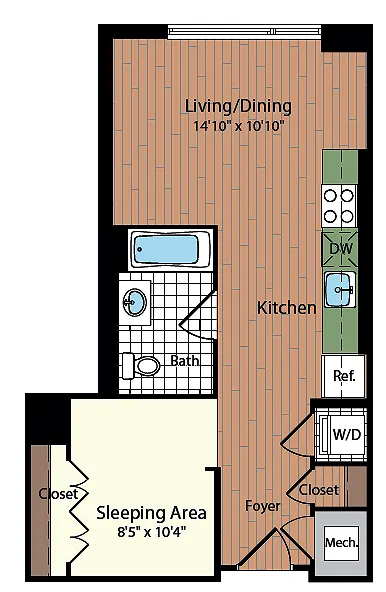 Studio Floorplan