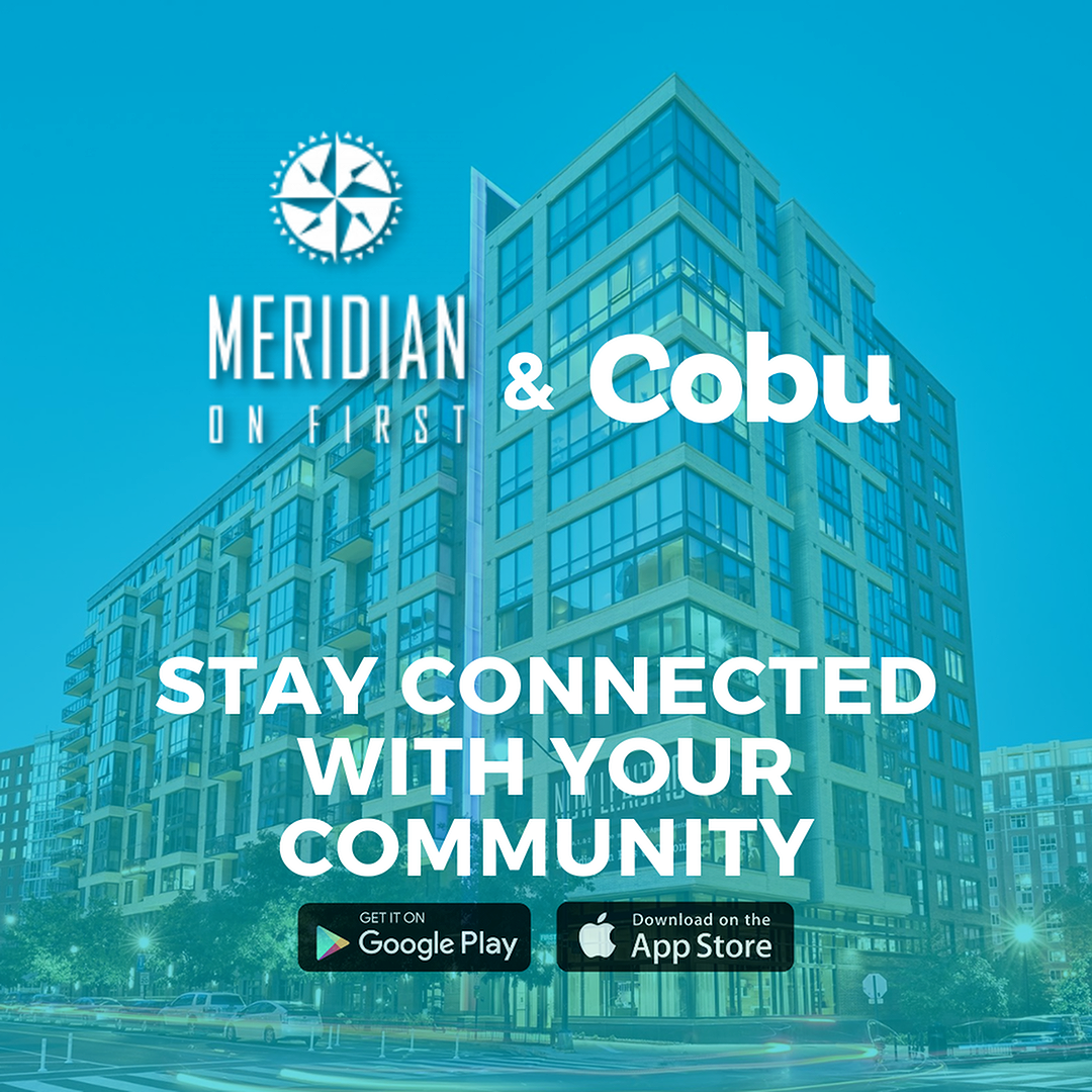 Stay Connected with Your Community with Cobu | Meridian on First | Luxury Navy Yard Apartments