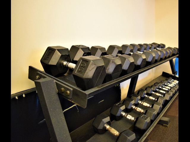 Free Weights | Carlyle Place | Luxury Alexandria Apartments