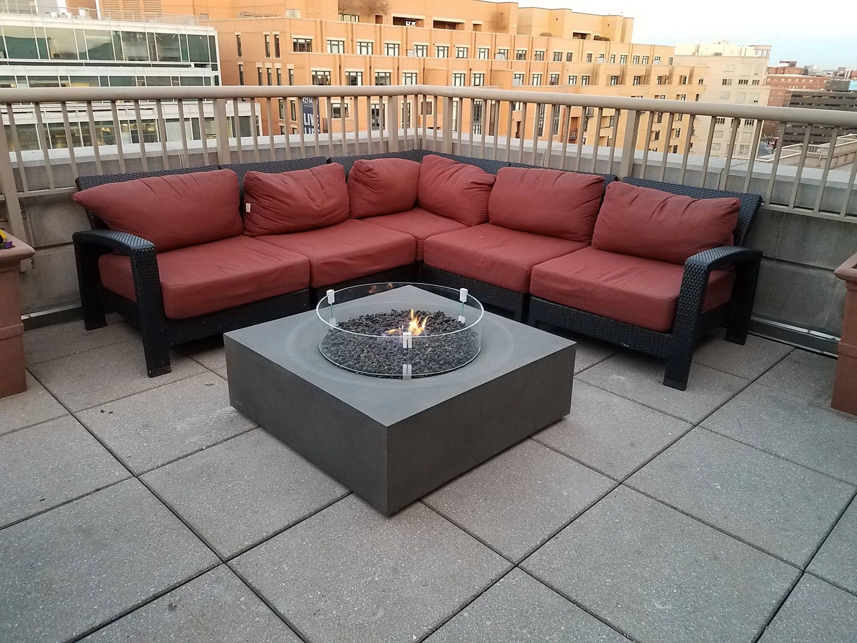 Two Rooftop Sundecks