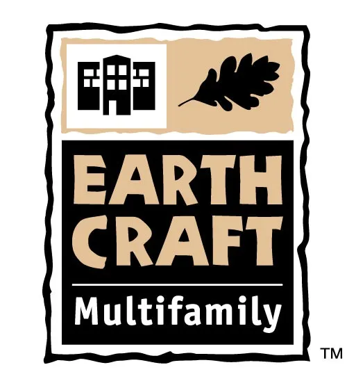 Earth Craft Multifamily Logo | Robinson at One University |  Affordable Fairfax VA Apartments