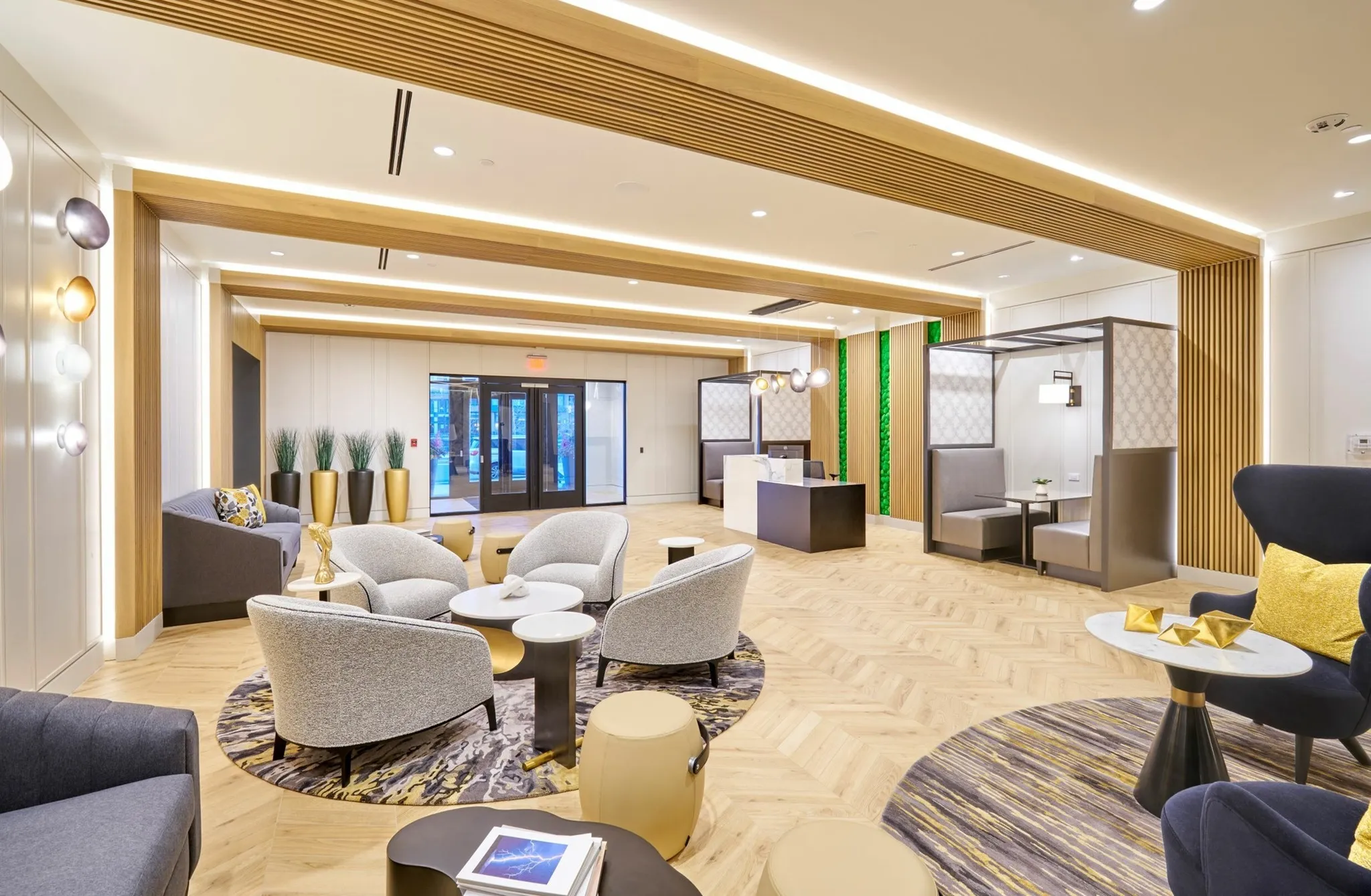 Newly Renovated Lobby | Carlyle Place | Luxury Alexandria VA Apartments