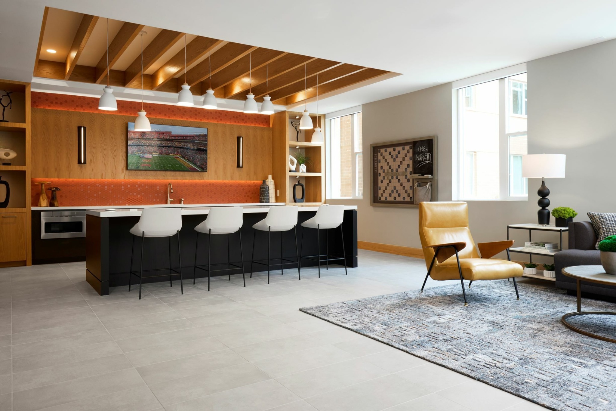 Club Room | Robinson at One University | Affordable Fairfax VA Apartments