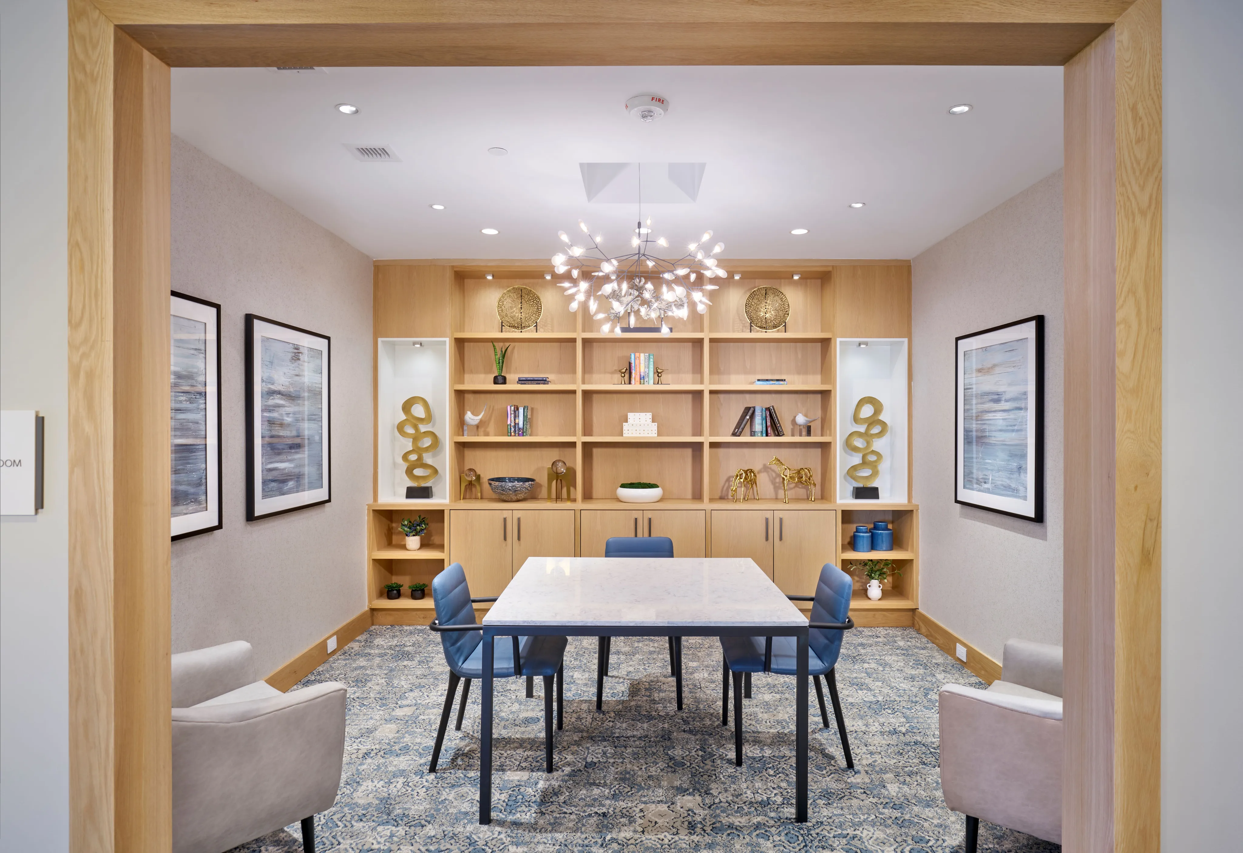 Study Room | Belmont at One University | Affordable Senior Apartments | Affordable Fairfax VA Apartments