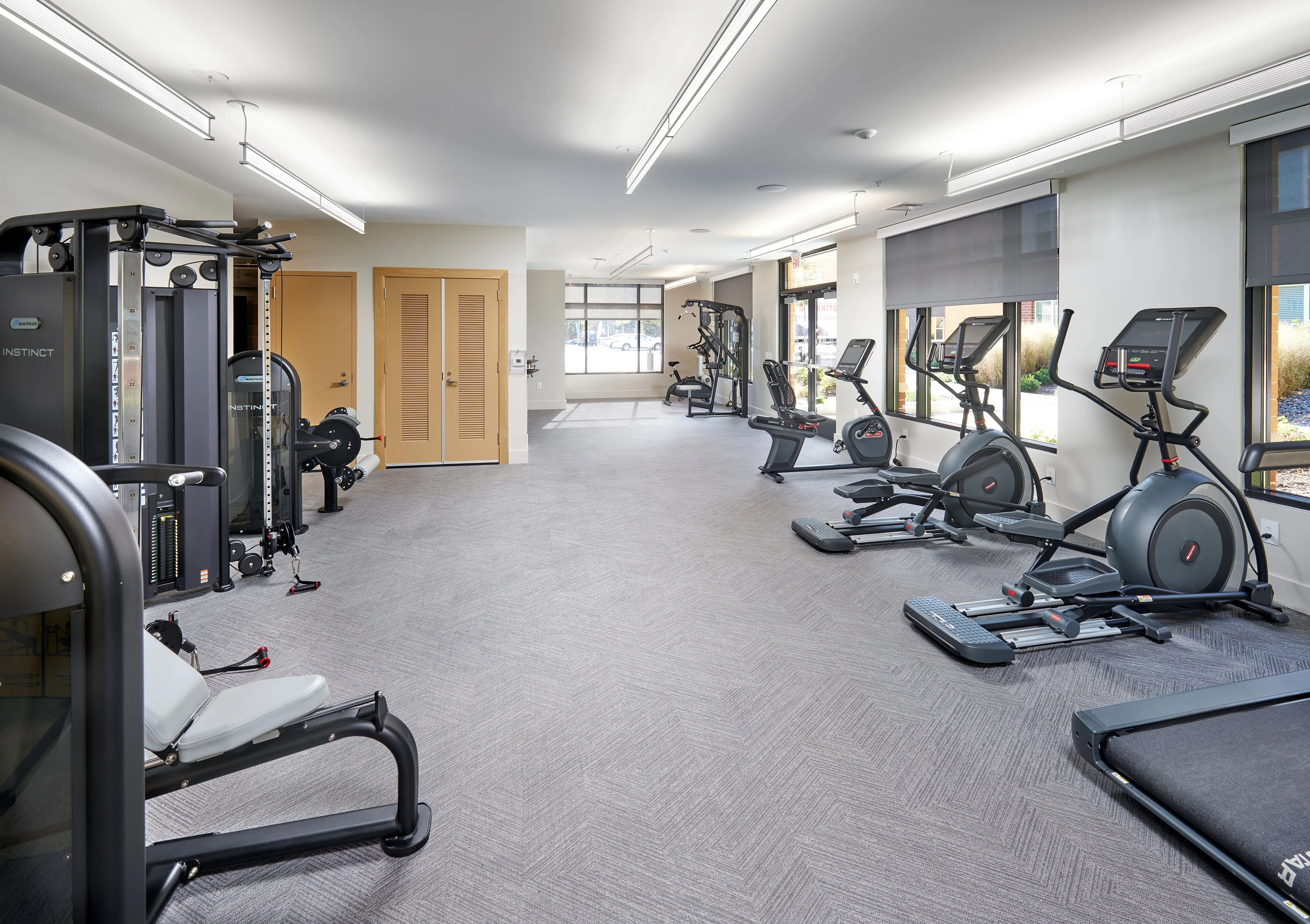 Community Building- Workout Studio | Belmont at One University | Affordable Senior Apartments | Affordable Fairfax VA Apartments