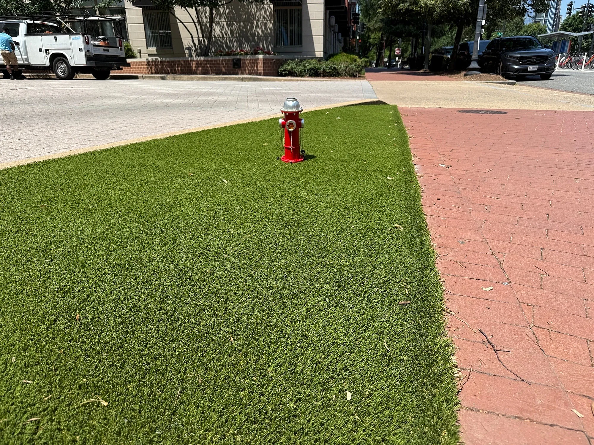 Pet Relief Station Image | Meridian at Gallery Place | Pet Friendly | No Breed Restrictions | Pit Bulls Dobermans Akitas Chows German Shepherds Rottweilers Huskies Welcome | All Dog Breeds Welcome | Washington DC Apartments | Pet-Friendly DC Apartments