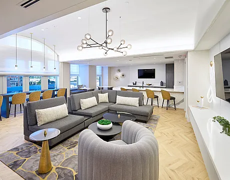 Image of the Newly Renovated (2025) Club Room | Carlyle Place | Alexandria VA Apartments