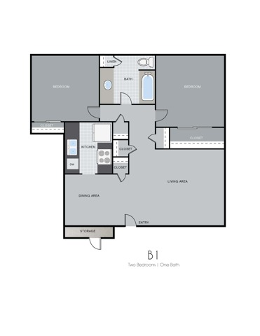 B1 | 2 Bed Apartment | The Pointe