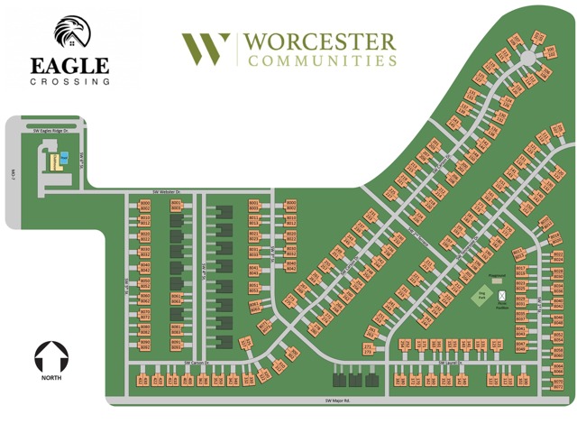 Property map showing buildings and location