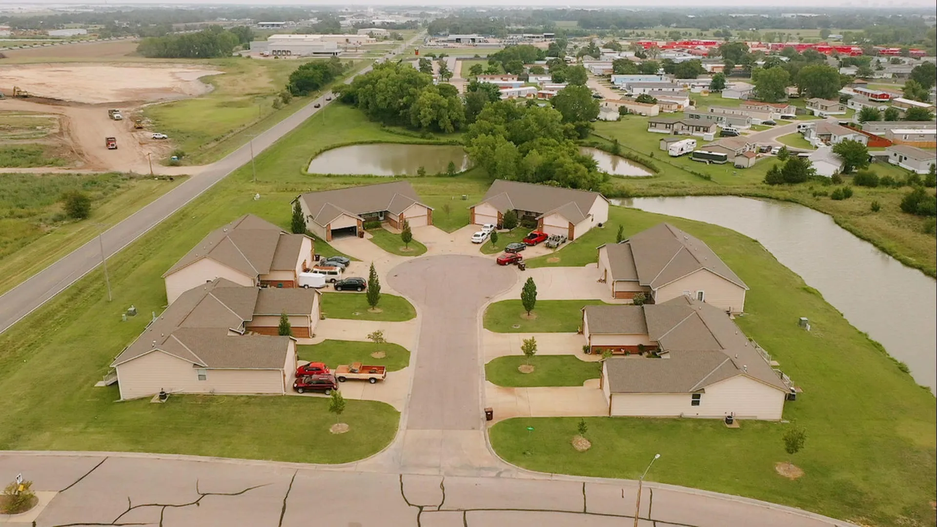 Ariel view of Lakeside North